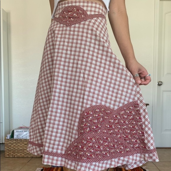 SOLD • vintage 70s gunne sax prairie skirt - Picture 4 of 4